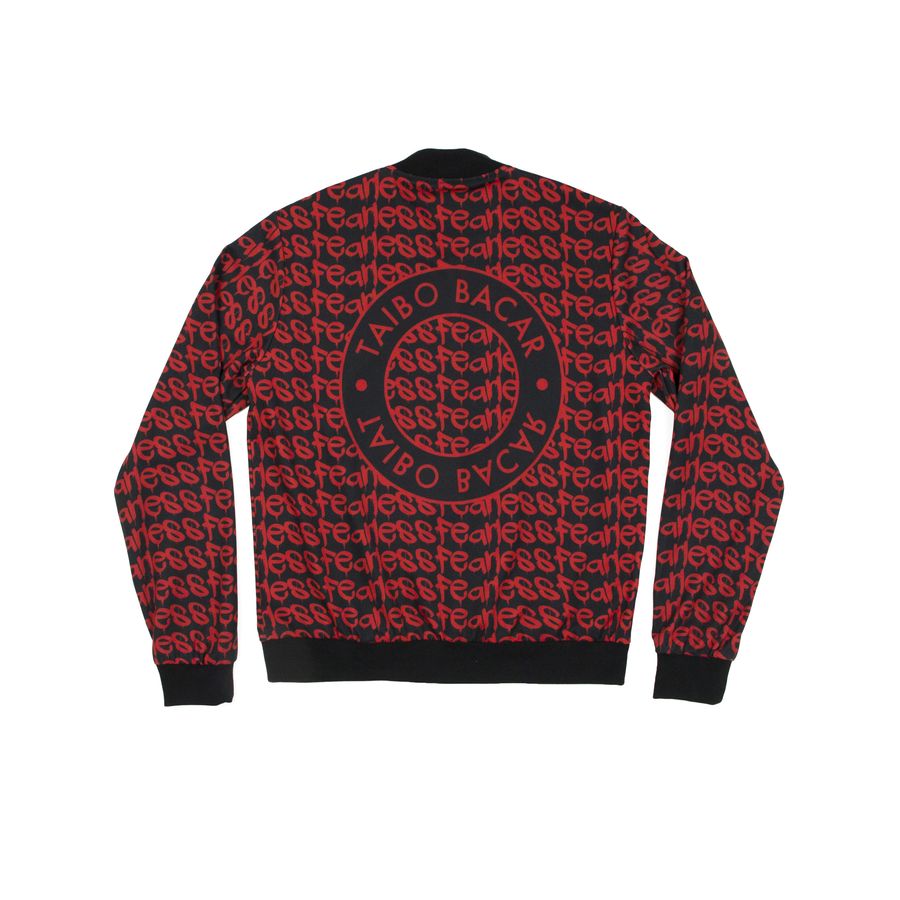 Fearless Bomber Jacket (Red) - Taibo Bacar
